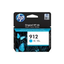 HP 912 Cyan - Cartouche d'encre HP d'origine (3YL77AE)