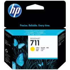 HP 711 Jaune - Cartouche d'encre HP d'origine (CZ132A)