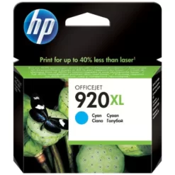 HP 920XL Cyan - Cartouche d'encre HP d'origine (CD972AE)