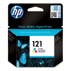 HP 121 Trois Couleurs - Cartouche d'encre origine (CC643HE)