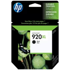 HP 920XL Noir - Cartouche d’encre HP d’origine (CD975AE)
