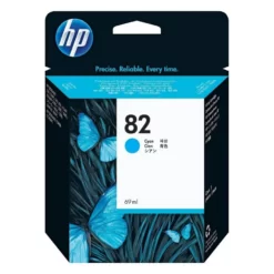 HP 82 Cyan - Cartouche d'encre HP d'origine (C4911A)