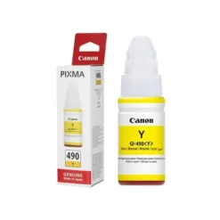 Canon GI-490 Jaune - Bouteille d'encre origine (0666C001AA)