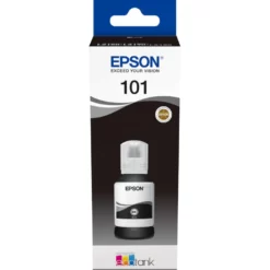 Epson 101 Noir - Bouteille d'encre Epson EcoTank d'origine (C13T03V14A)