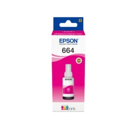 Epson 664 M (T6643) Magenta - Bouteille d'encre Epson d'origine (C13T66434A)