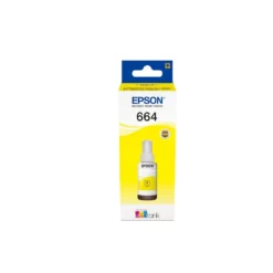 Epson 664 Y (T6643) Jaune - Bouteille d'encre Epson d'origine (C13T66444A)