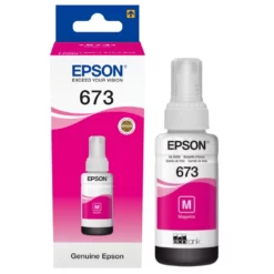Epson 673 M (T6733) Magenta - Bouteille d'encre Epson d'origine (C13T67334A)