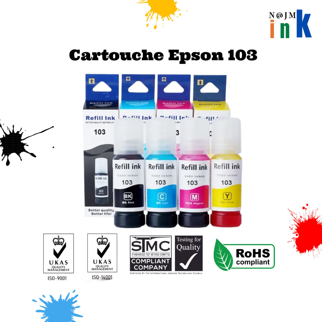 Cartouche Epson 103 compatible - najm ink