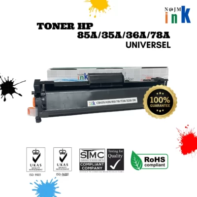 Toner HP 85A compatible Noir Universal (CE285A) - najm ink