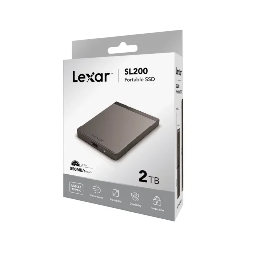 Disque Dur SSD Externe Lexar SL200 2To Portable