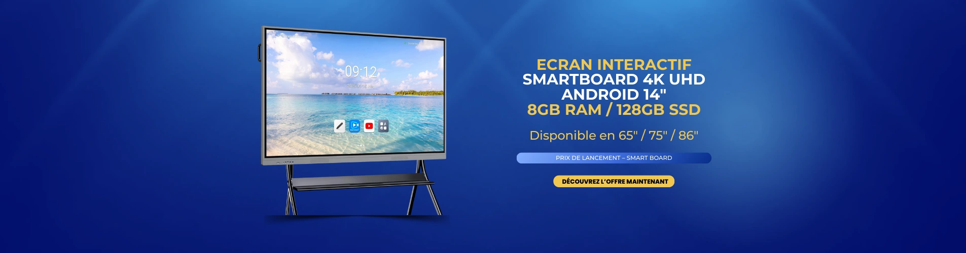 Écran Intéractif 4K UHD Smartboard najm ink