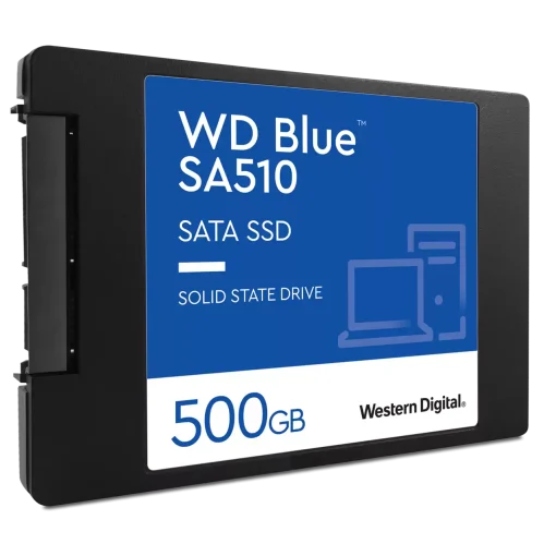 Disque dur interne SSD WD Blue SA510 SATA 2.5" 500 Go (WDS500G3B0A)
