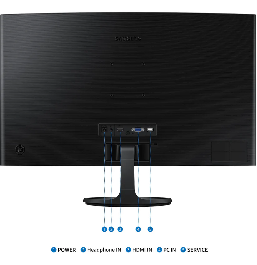 Écran 27" incurvé Gaming FHD Samsung Essential S3 S36GD (LS27D360GAUXEN)