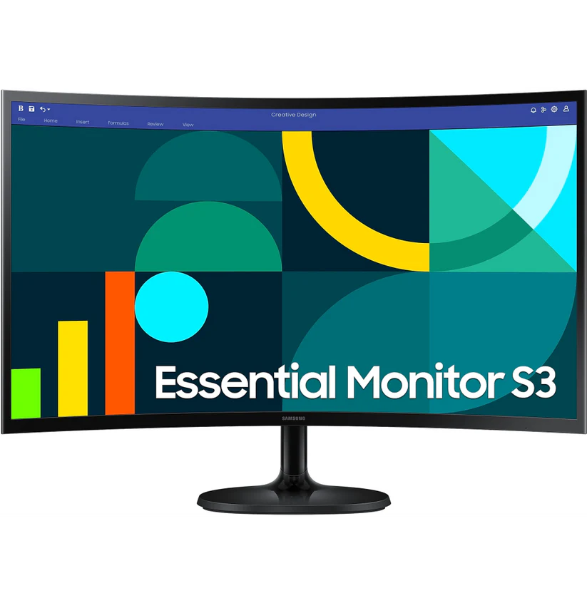 Écran 27" incurvé Gaming FHD Samsung Essential S3 S36GD (LS27D360GAUXEN)